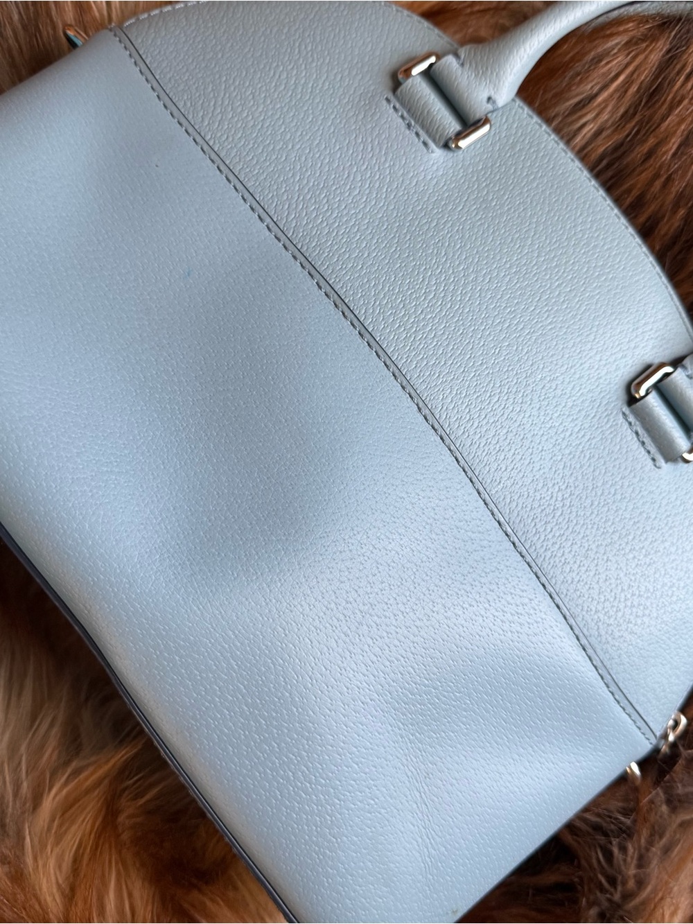 Kate Spade Light Seaside Blue Dome Satchel - Picture 3 of 10